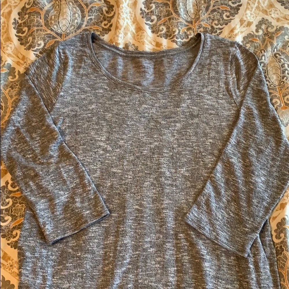Grey maternity sweater dress